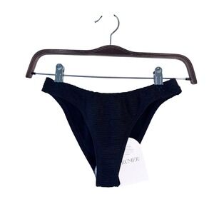 Rumer‎ the Label ROSA BIKINI PANT Black Swim Bottoms L